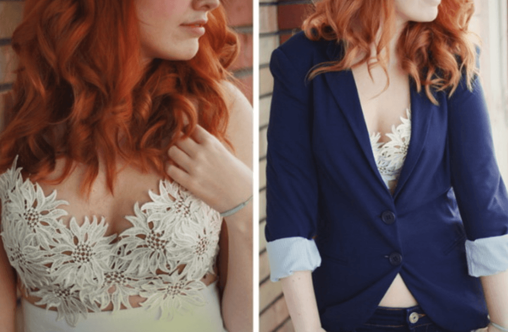 TAC |Top encaje upcycling
